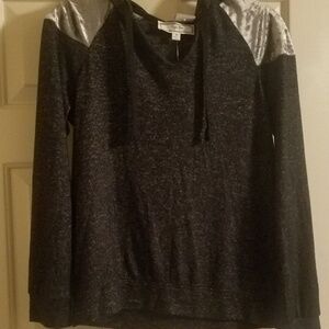 Hippie Rose Long Sleeve Hooded Top